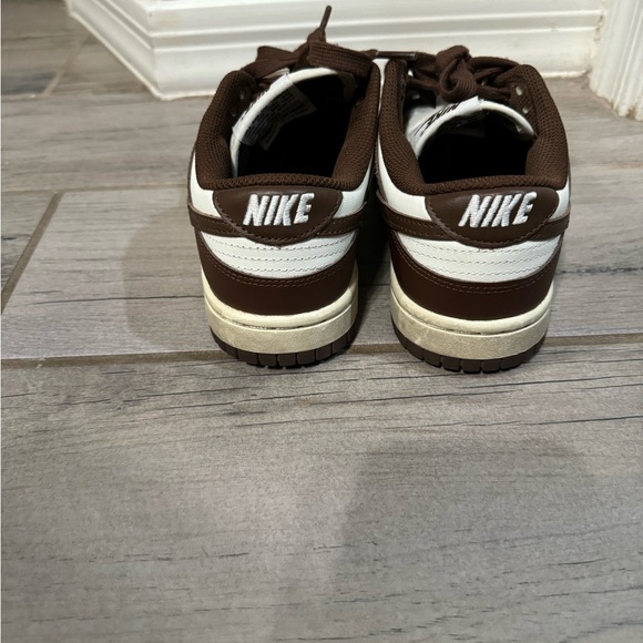 Nike Dunk Low in Brown and White Leather - Picture 3 of 4